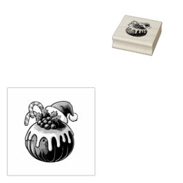 Borracha Carimbo de Arte de Madeira