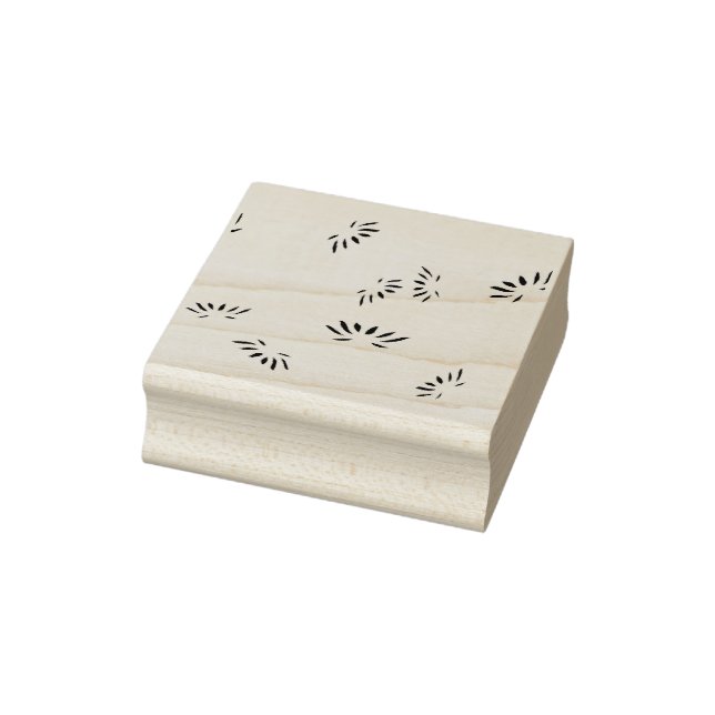 Borracha Carimbo De Arte De Madeira De Pêssego Decorativo (Carimbo)