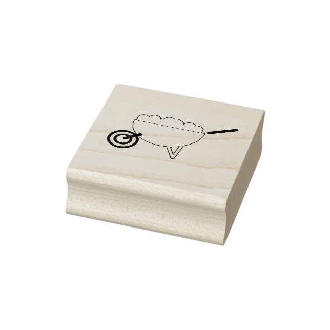 Borracha Carimbo de Arte de Roda (Carimbo)