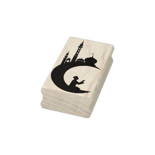 Borracha carimbo de arte ramadã