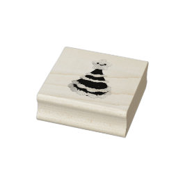 Borracha Carimbo de Árvore de Natal