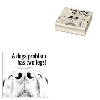 Borracha Carimbo de auto-tinta de problemas humanos