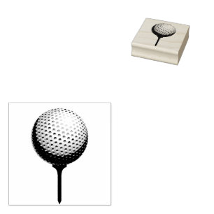 Borracha Carimbo de bola de golfe
