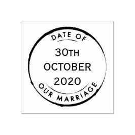 Borracha Carimbo de Casamento do Passaporte Vintage