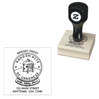 Borracha Carimbo de Chá de férias RAOC Winter