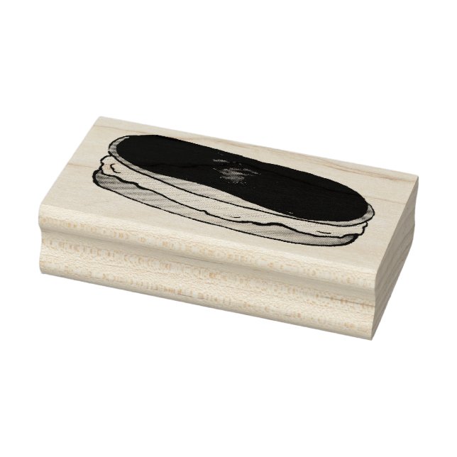 Borracha Carimbo de chocolate Eclair - Carimbo (Carimbo)