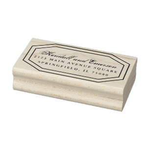 Borracha Carimbo de Convite de Casamento *Blooms de Ouro*