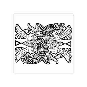 Borracha Carimbo de design de nó celta