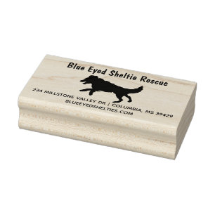 Borracha Carimbo de Dosagem Automática de Sheepdog Shetland