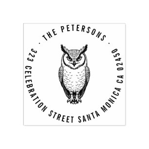 Borracha Carimbo de Endereço de Retorno do Corpo Negrito