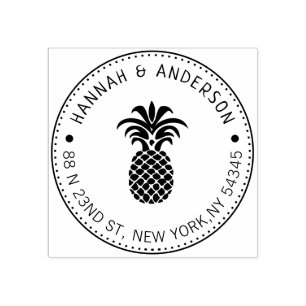 Borracha Carimbo de Endereço Personalizado, Carimbo de Abac