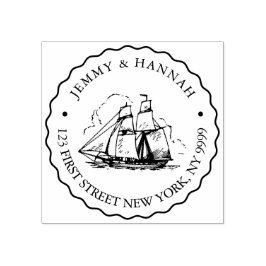 Borracha Carimbo de Endereço Personalizado, Carimbo de Casa