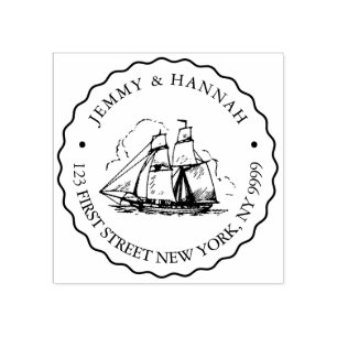 Borracha Carimbo de Endereço Personalizado, Carimbo de Casa