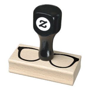 Borracha Carimbo de Eyeglass com Alça