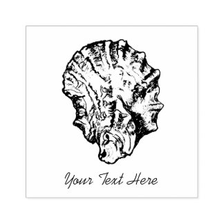 Borracha Carimbo de guardanapo para ostras pequenas