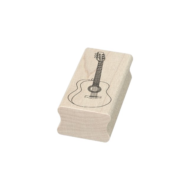 Borracha carimbo de guitarra acústica (Carimbo)