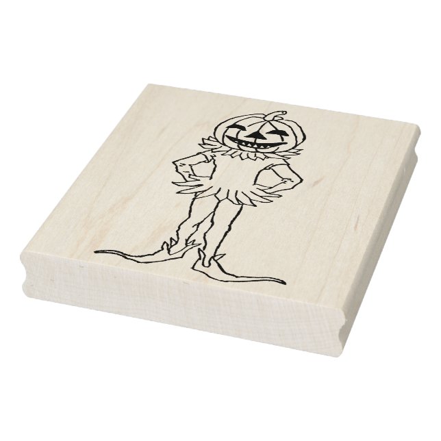 Borracha Carimbo de ilustração com espírito de abóbora (Carimbo)