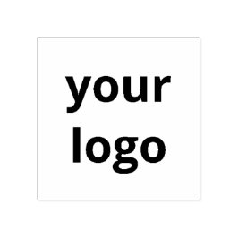 Borracha Carimbo de Logotipo Empresarial Personalizado Quad