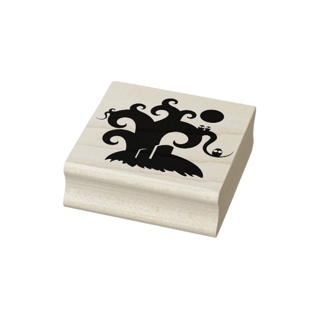 Borracha Carimbo de mancha de cemitério (Carimbo)