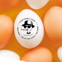 Carimbo De Ovos De Pato Cortado