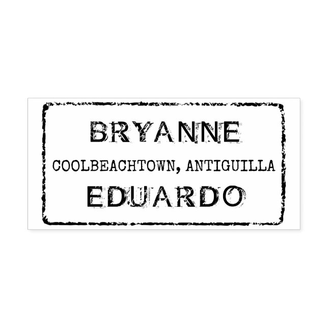 Borracha Carimbo de Passaporte Faux de Casamento de Destino (Impressão)