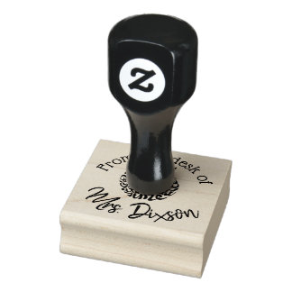 Borracha Carimbo de Professores Personalizados! Da mesa de