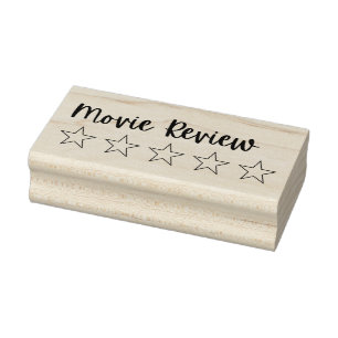 Borracha Carimbo de Revisão de Filme 5 Estrelas Carimbo d
