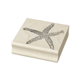 Borracha Carimbo de Starfish para Passaporte de Praia