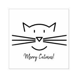 Borracha Carimbo Design de Arte Gato Whiskers