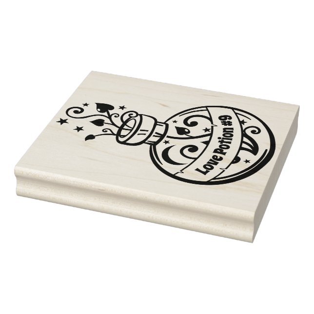 Borracha Carimbo Nº 9 da Poção de Amor - Personalize seu Ró (Carimbo)