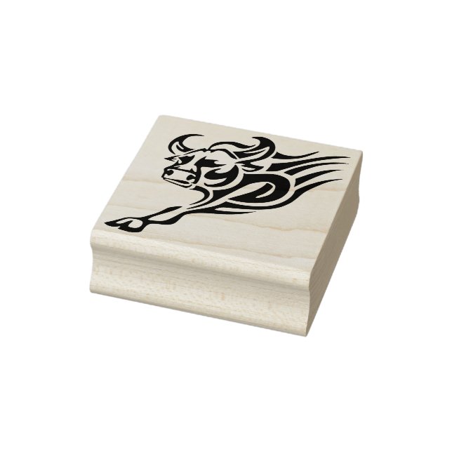 Borracha carimbo tribal de touros (Carimbo)