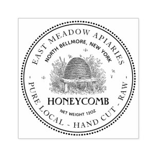 Borracha Colmeia de Pele do Jardim Corta Carimbo de Honeyco