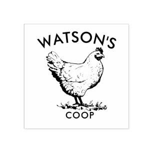 Borracha Coop da Família Carimbo De Ovos