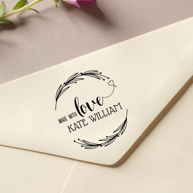 Borracha Crie seu próprio nome feito à mão Carimbo de borra (Criador carregado)