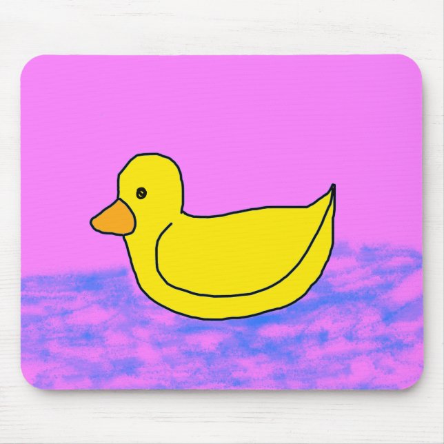 Borracha Cura Borracha Ducky Mousepad (Frente)