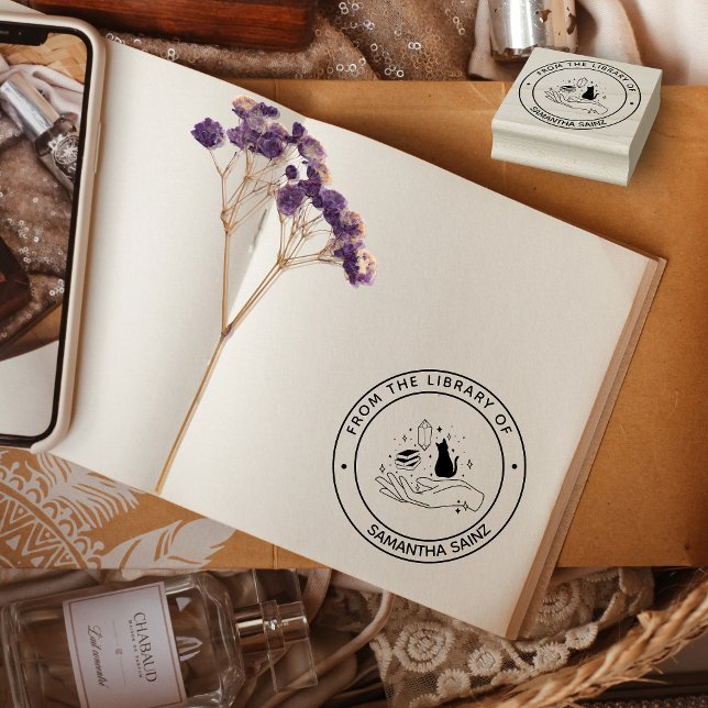 Borracha Da Biblioteca do Carimbo de Livro Cristais de Brux (Criador carregado)