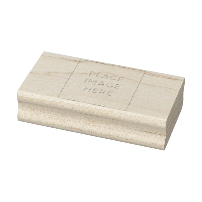 Borracha de madeira Carimbo 1,5" x 3" (Carimbo)