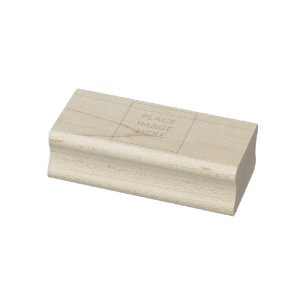 Borracha de madeira Carimbo 1" x 2,5"