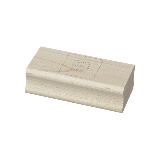 Borracha de madeira Carimbo 1" x 2,5" (Carimbo)