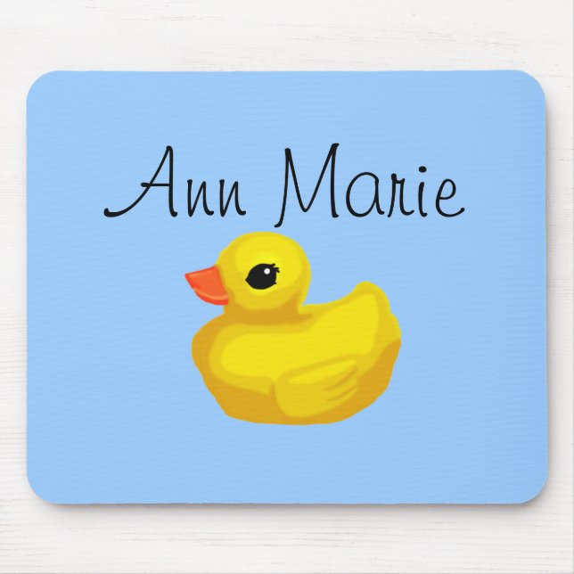 Borracha Ducky Personalizado Mousepad (Frente)