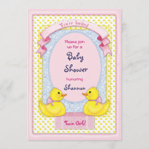 Borracha Ducky Twin - Convite para Chás
