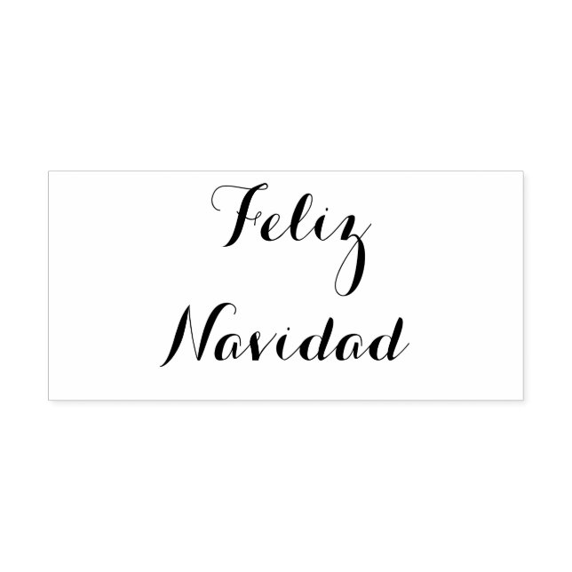 Borracha Feliz Navidad - carimbo de madeira (Impressão)