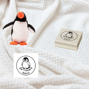 Borracha Frosty Waddle – Carimbo Personalizado de Nome de P