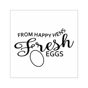 Borracha Happy Hens Carimbo De Ovos