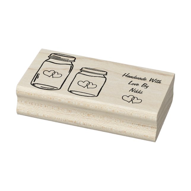 Borracha Homemade com carimbo de amor (Carimbo)