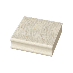 Borracha Horizontal, Porcelana, Carimbo de Arte da Madeira
