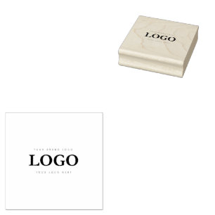 Borracha Logotipo comercial Carimbo simples de arte da made