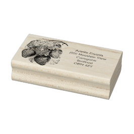 Borracha Luscious Summer Strawberry Endereço Carimbo de Bor