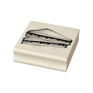Borracha Manteiga de amendoim PB&J e Carimbo de sanduíche P