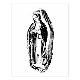 Borracha Nossa Senhora de Guadalupe Carimbo